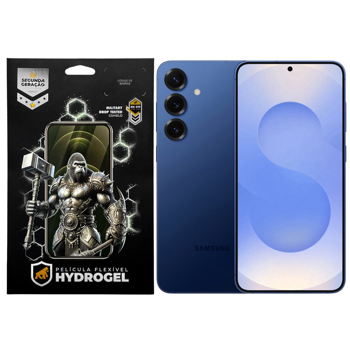 Kit Película Frontal + Traseira para Samsung Galaxy S25 Plus - Proteção Completa - Gshield