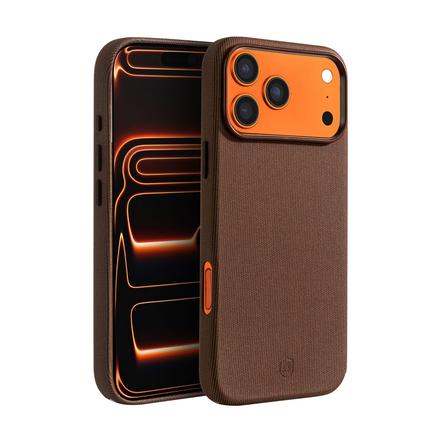 Capa para iPhone 17 Pro Max - Tech Woven - Marrom - Gshield