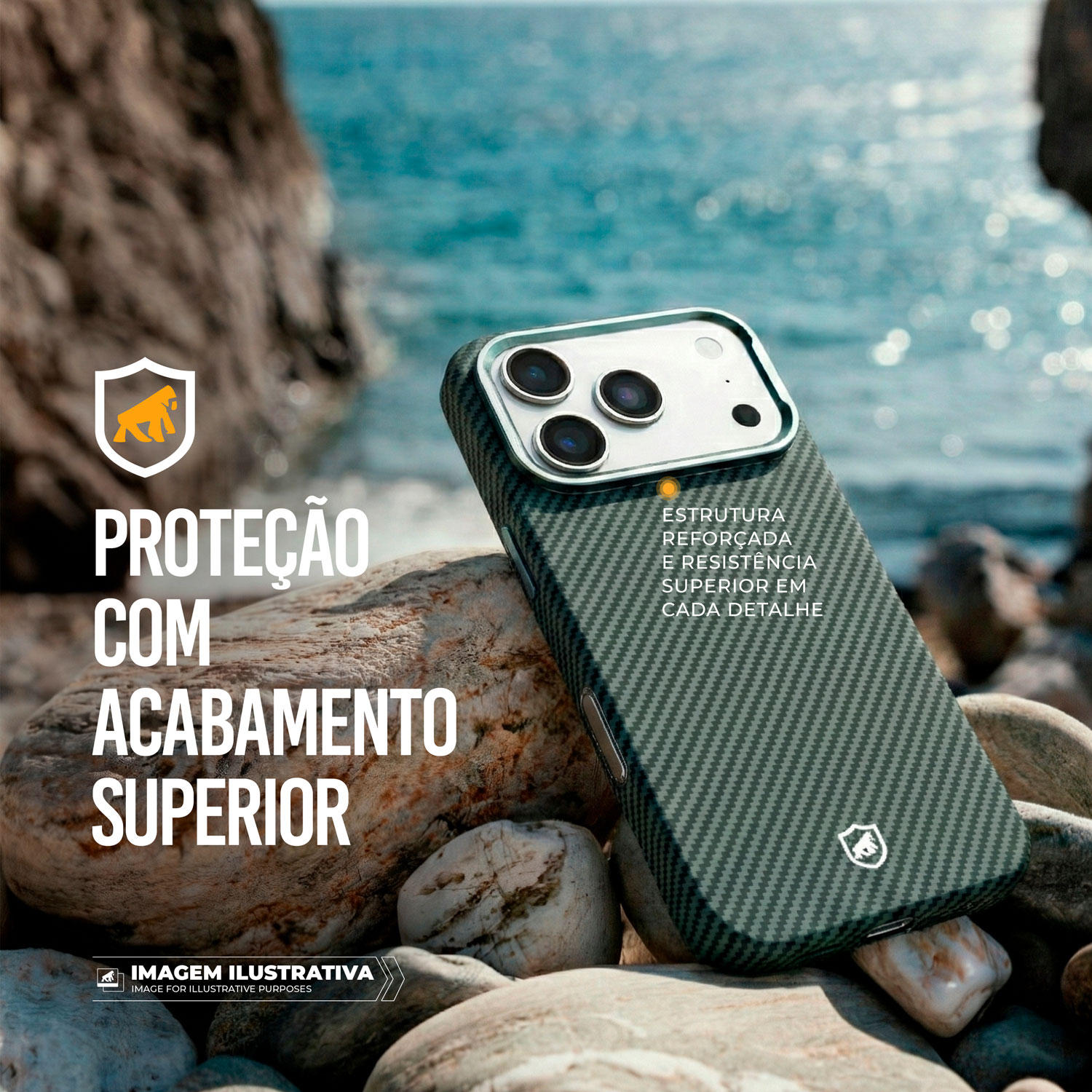 Capa para iPhone Air - Kevlar - Gshield