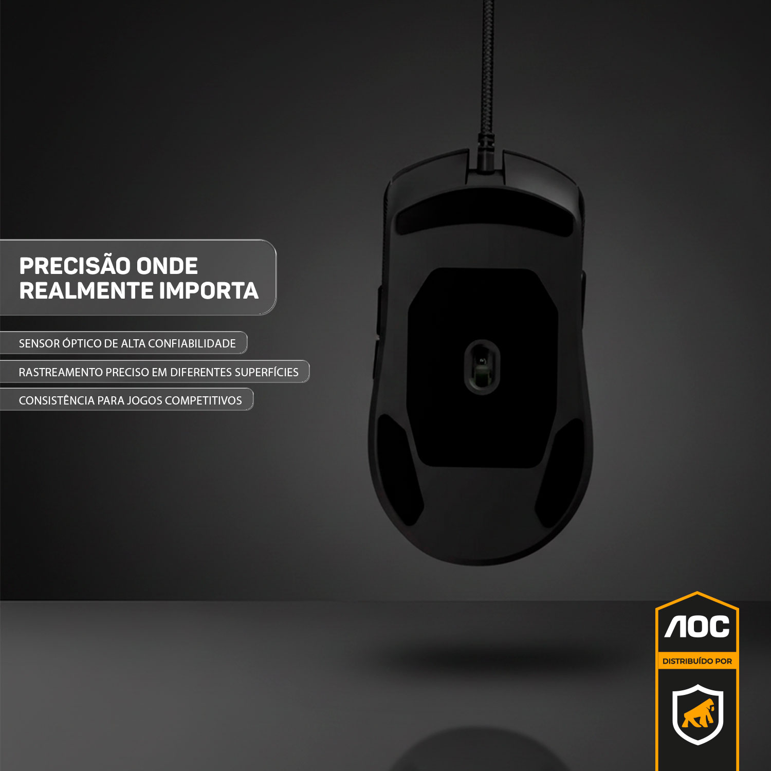 Mouse Gamer RGB 7200 DPI - AOC - foto 5