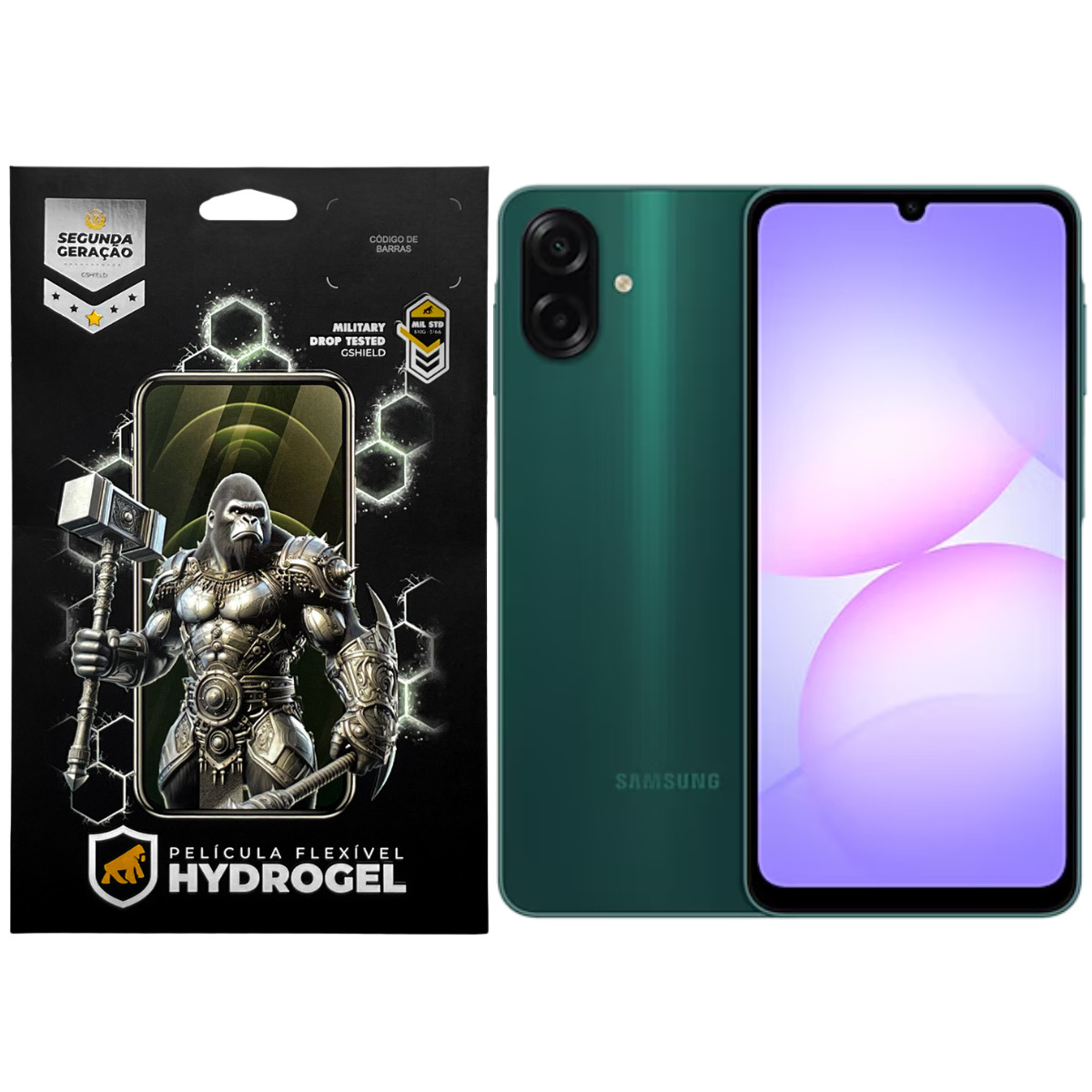 Kit Película Frontal + Traseira para Samsung Galaxy A07 - Proteção Completa - Gshield