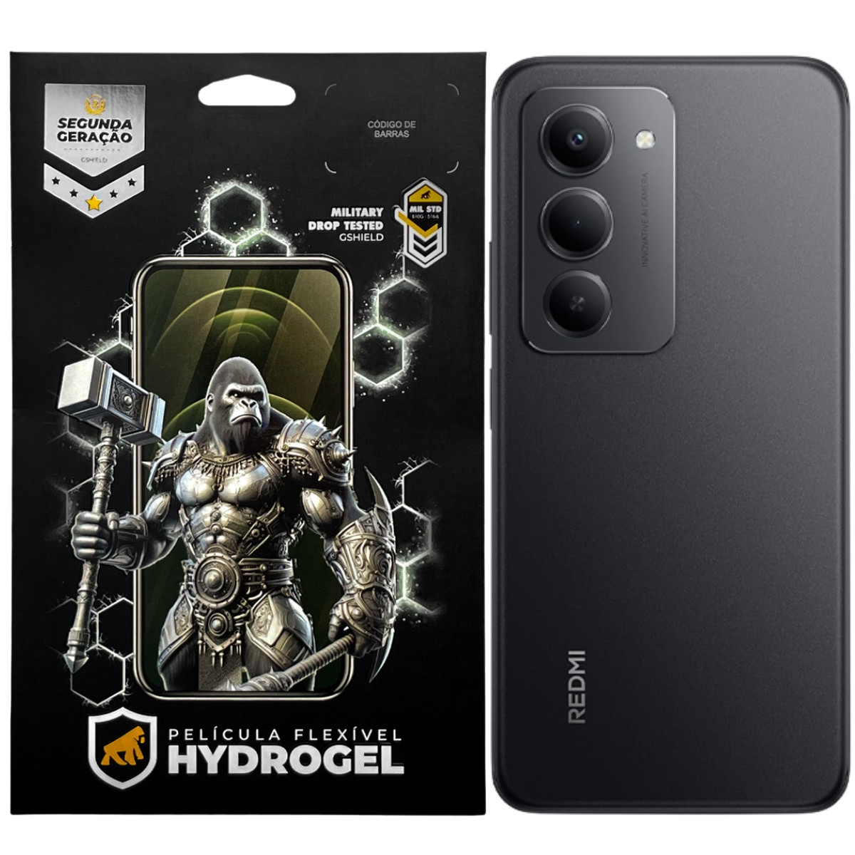 Película para Xiaomi Redmi 15 - Traseira Hydrogel HD - Gshield