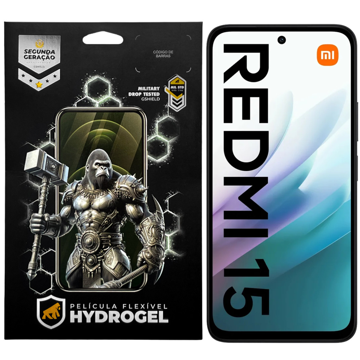 Película para Xiaomi Redmi 15 - Hydrogel Gamer Fosca - Gshield