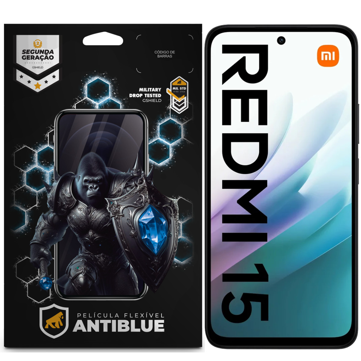 Película para Xiaomi Redmi 15 - AntiBlue - Gshield