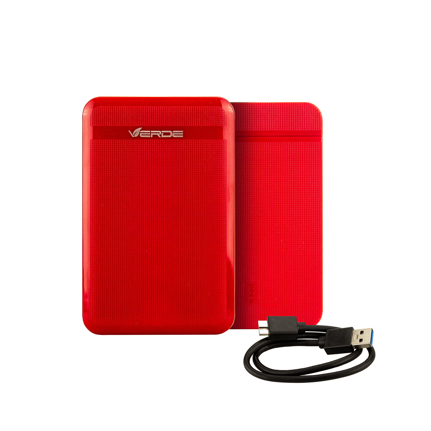 Case Gaveta para HD Externo - Vermelho - Verde