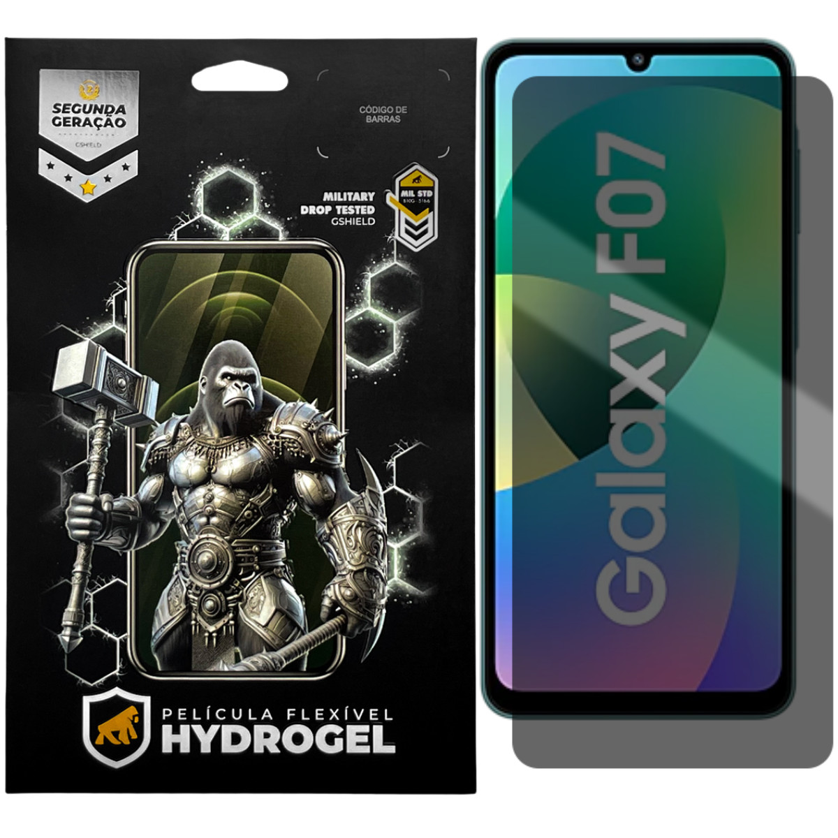 Película para Samsung Galaxy F07 - Privacidade Hydrogel - Gshield