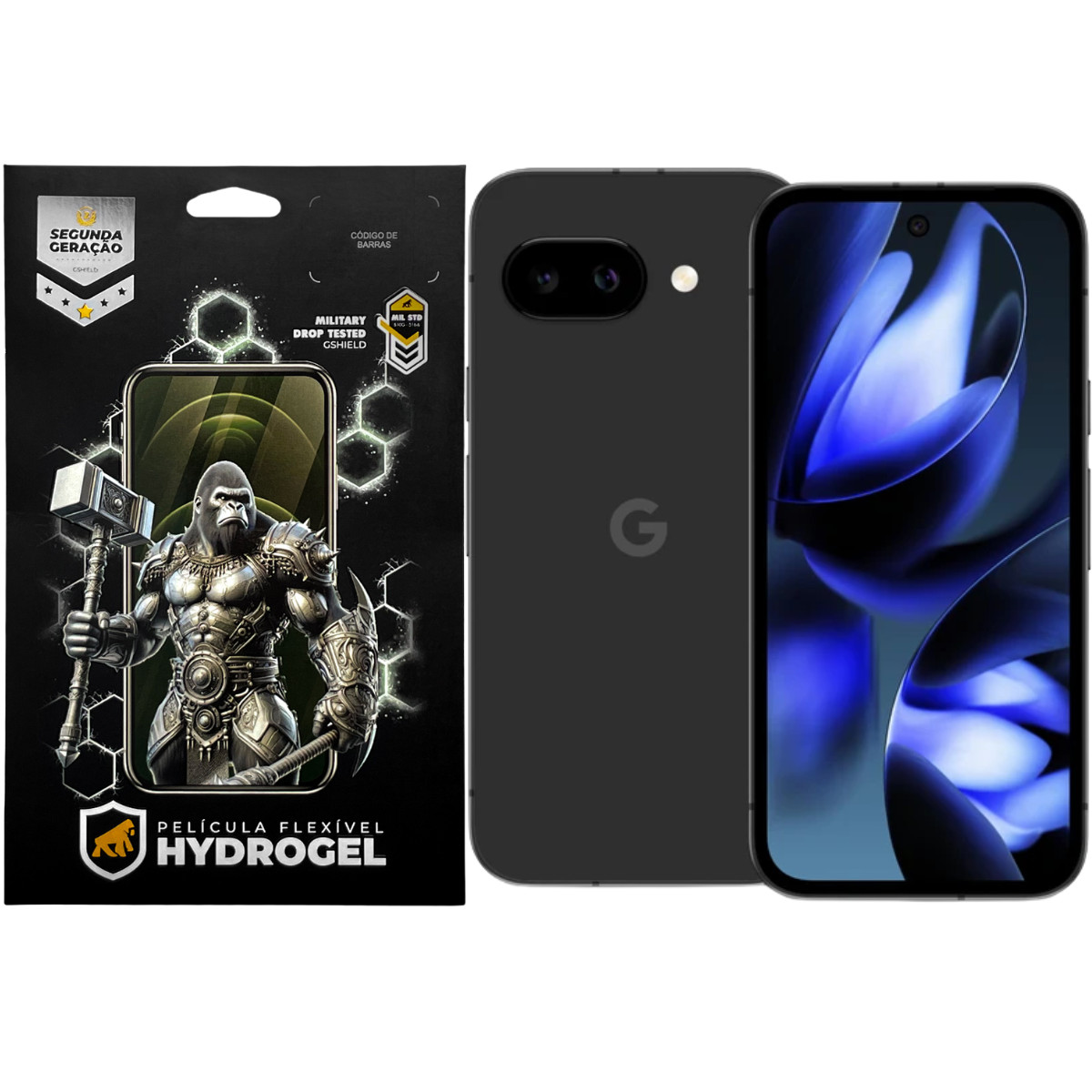 Kit Película Frontal + Traseira para Google Pixel 9a - Proteção Completa - Gshield