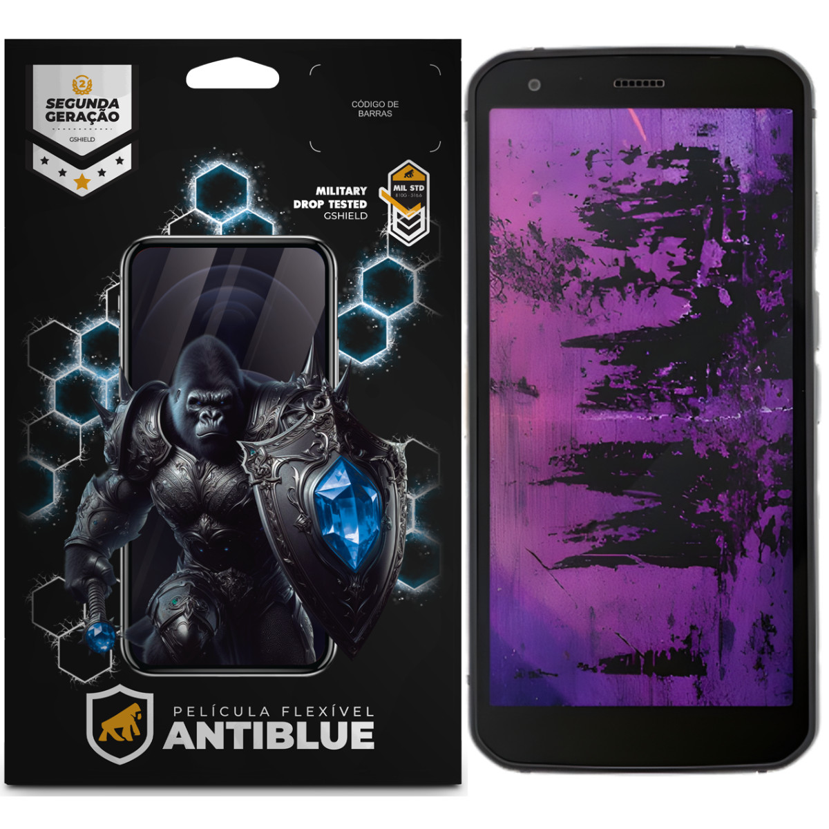 Película para Cat Caterpillar S62 Pro - AntiBlue - Gshield