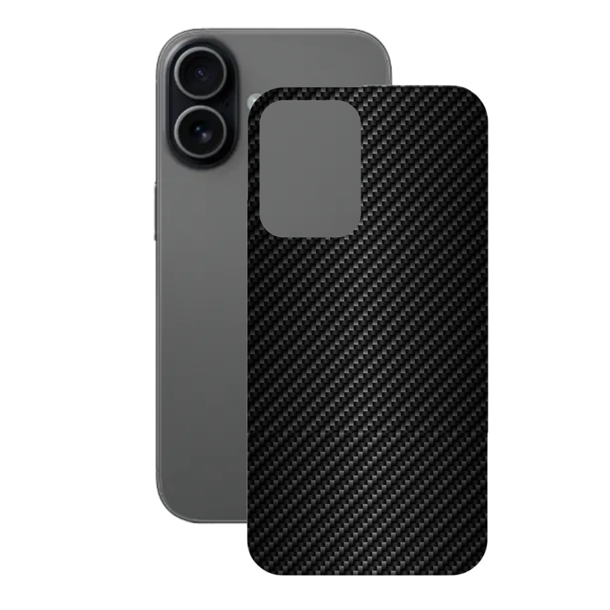 Película para iPhone 17 - Traseira de Fibra de Carbono Preta - Gshield
