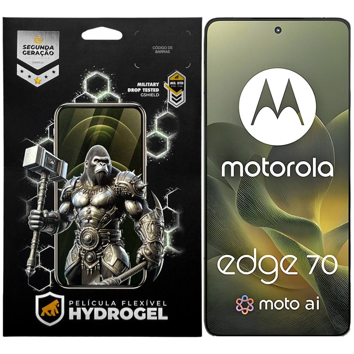 Película para Motorola Edge 70 - Hydrogel Gamer Fosca - Gshield