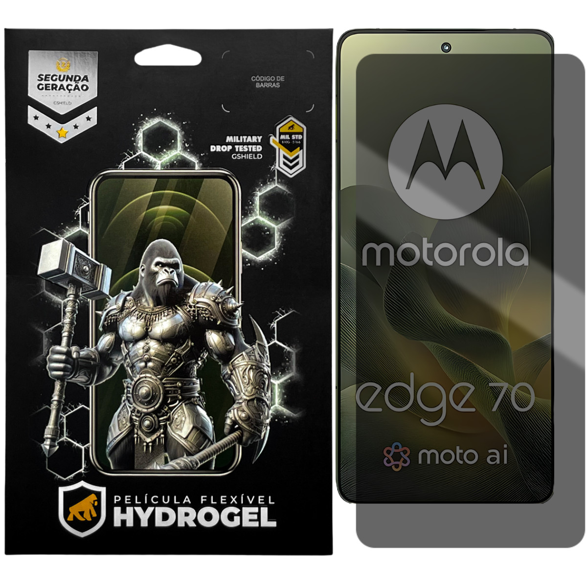 Película para Motorola Edge 70 - Privacidade Hydrogel - Gshield