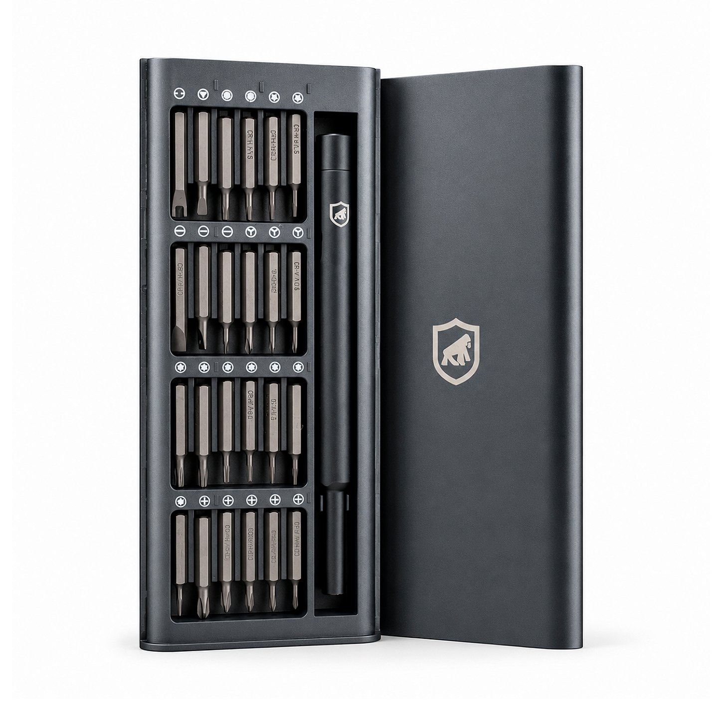 Conjunto Estojo Magnético Chaves de Precisão Armor para Reparos - 24 Peças  - Gshield
