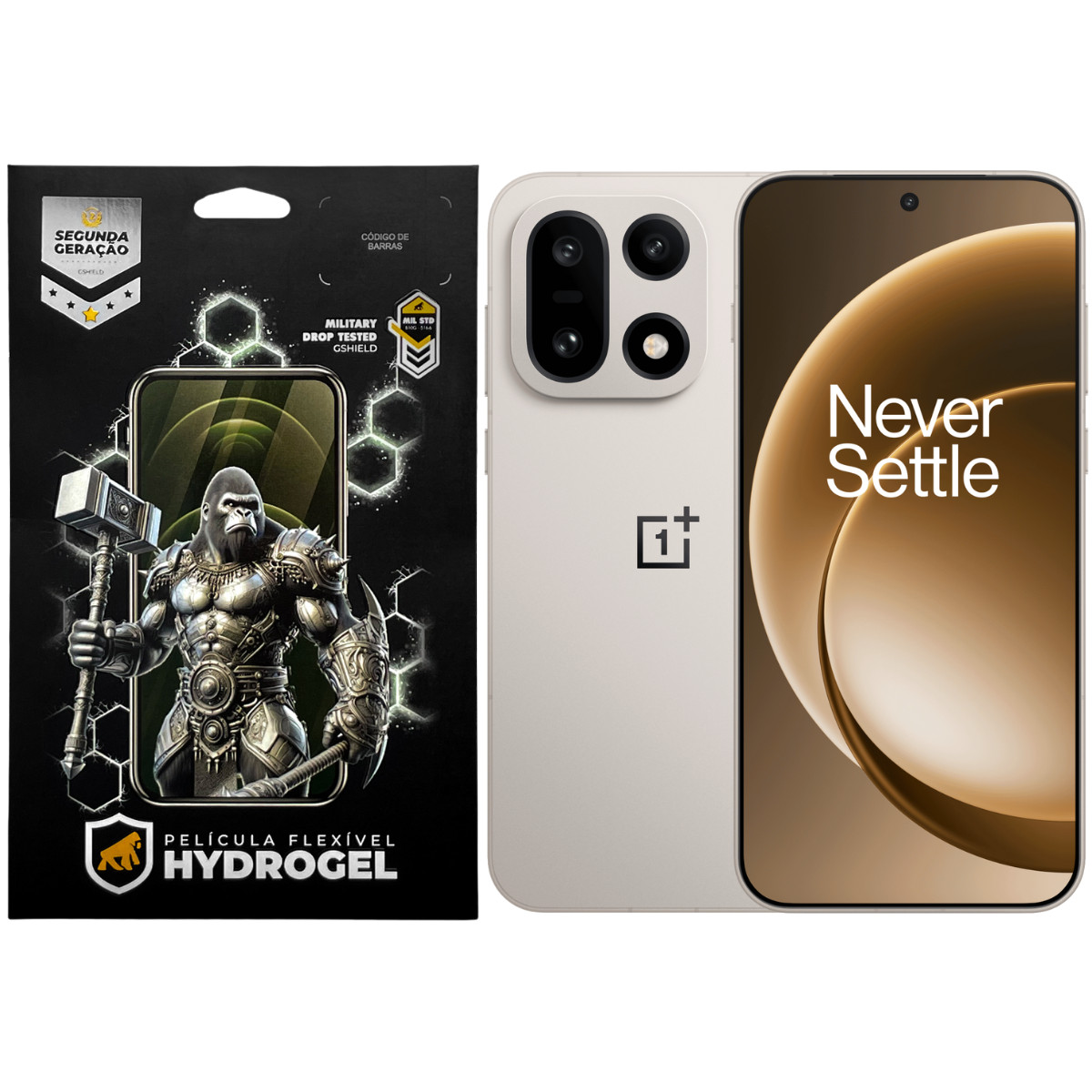 Kit Película Frontal + Traseira para OnePlus 15 - Proteção Completa - Gshield