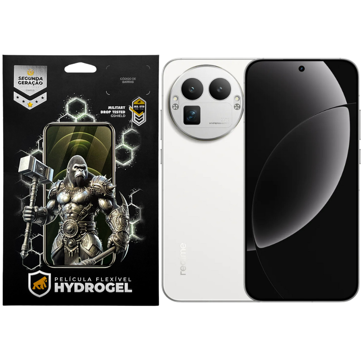 Kit Película Frontal + Traseira para Realme GT 8 Pro - Proteção Completa - Gshield