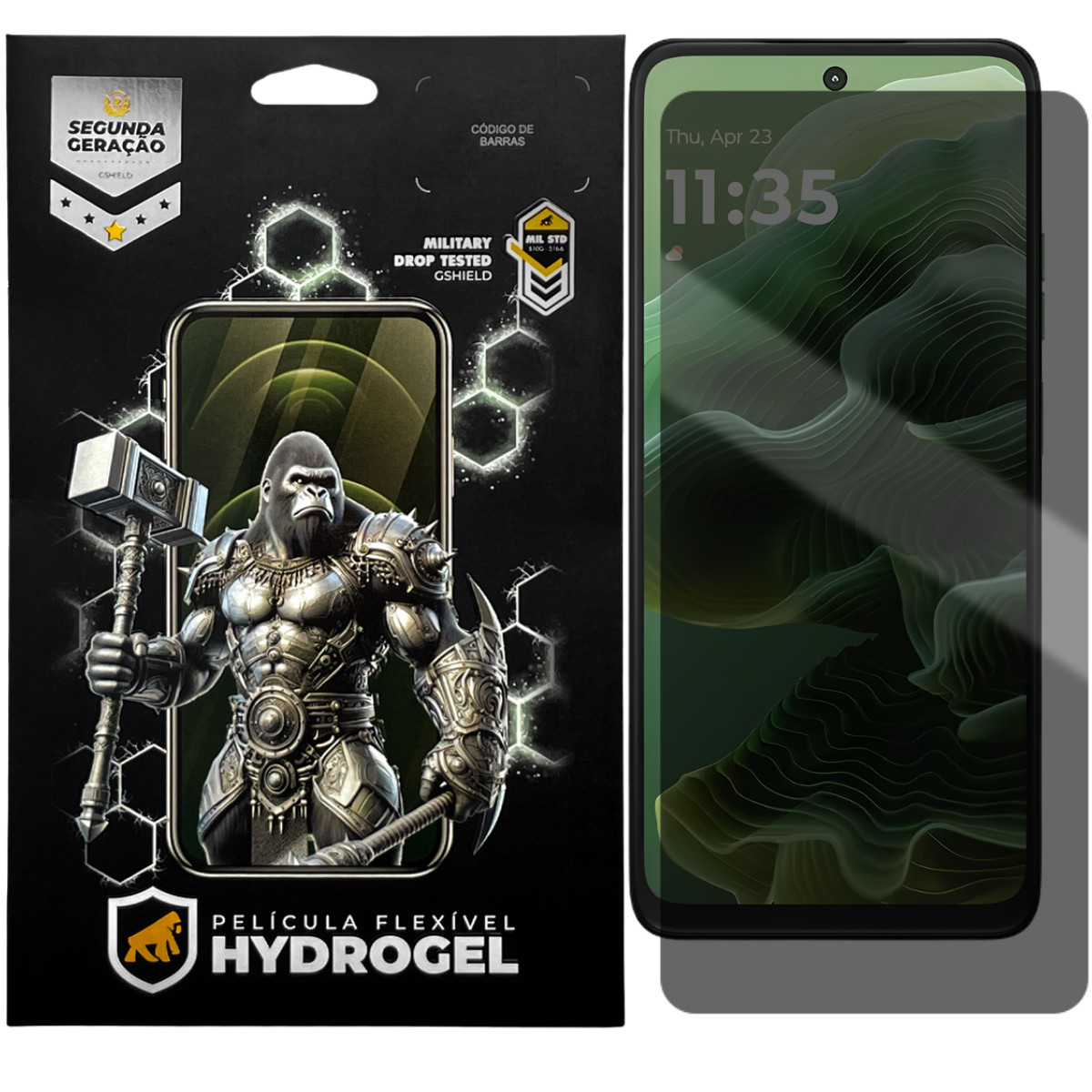 Película para Motorola Moto G35 - Privacidade Hydrogel - Gshield
