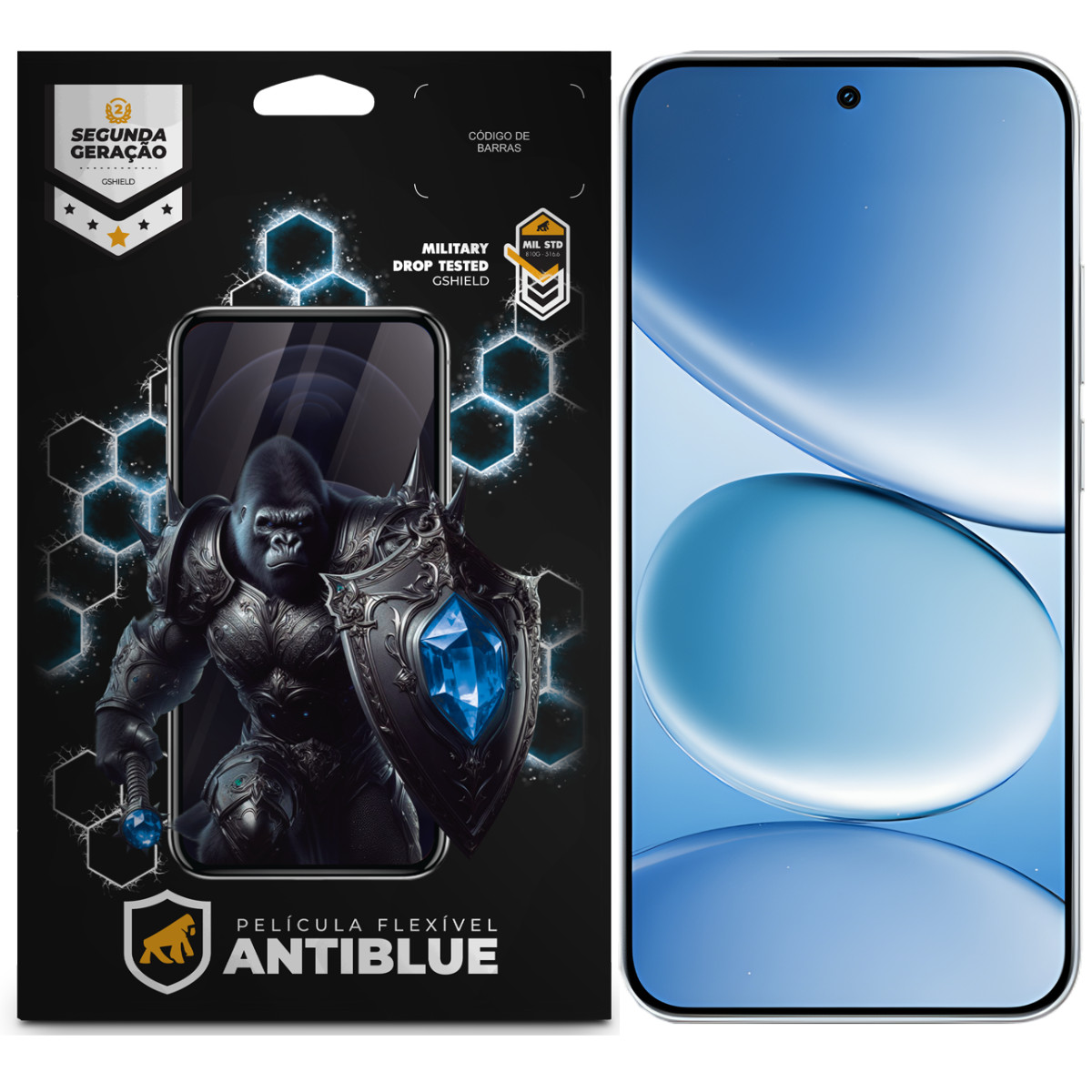 Película para Xiaomi Redmi Note 15 - AntiBlue - Gshield