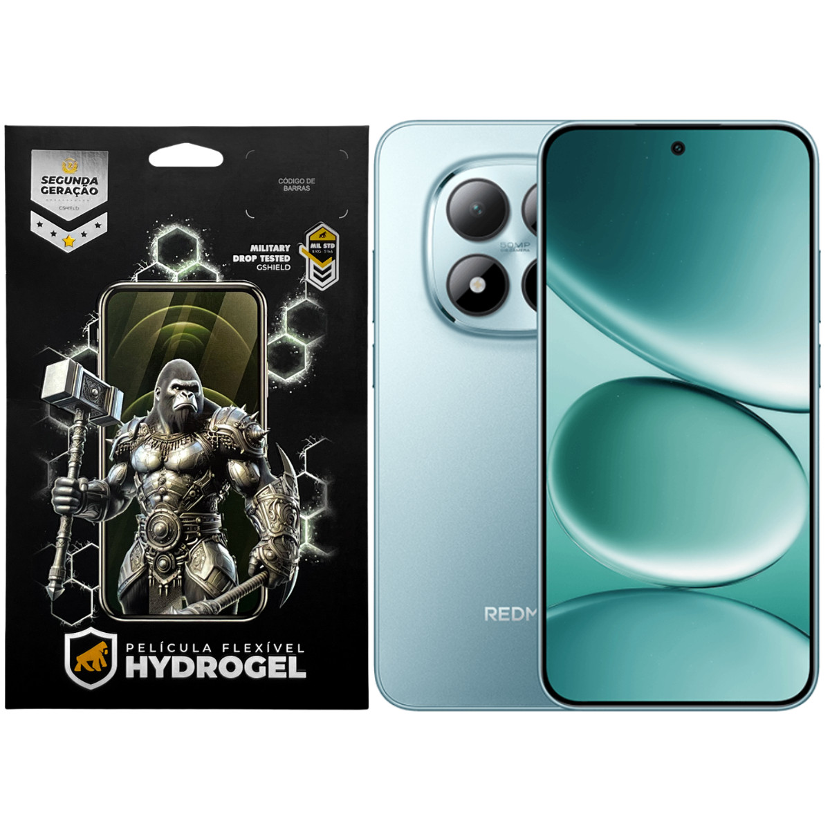 Kit Película Frontal + Traseira para Xiaomi Redmi Note 15 - Proteção Completa - Gshield