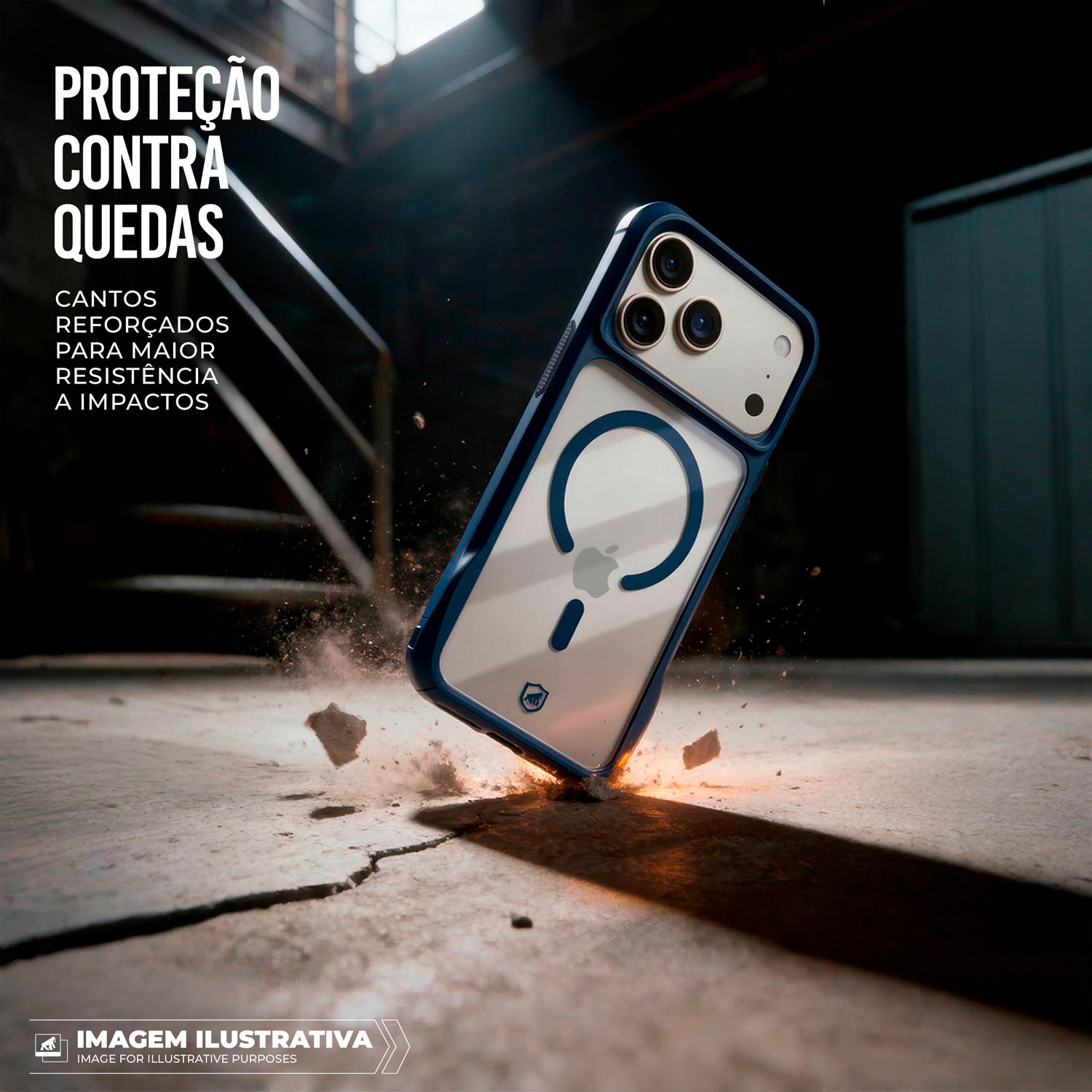 Capa para iPhone 17 Pro - Octacore Magsafe - Azul - Gshield - foto 4