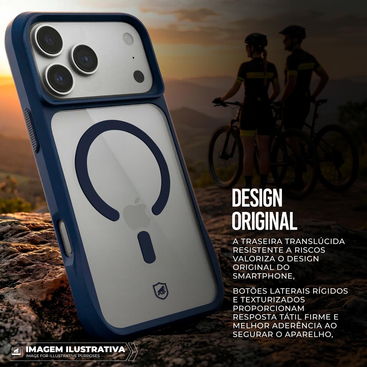 Capa para iPhone 17 Pro - Octacore Magsafe - Azul - Gshield - foto 8