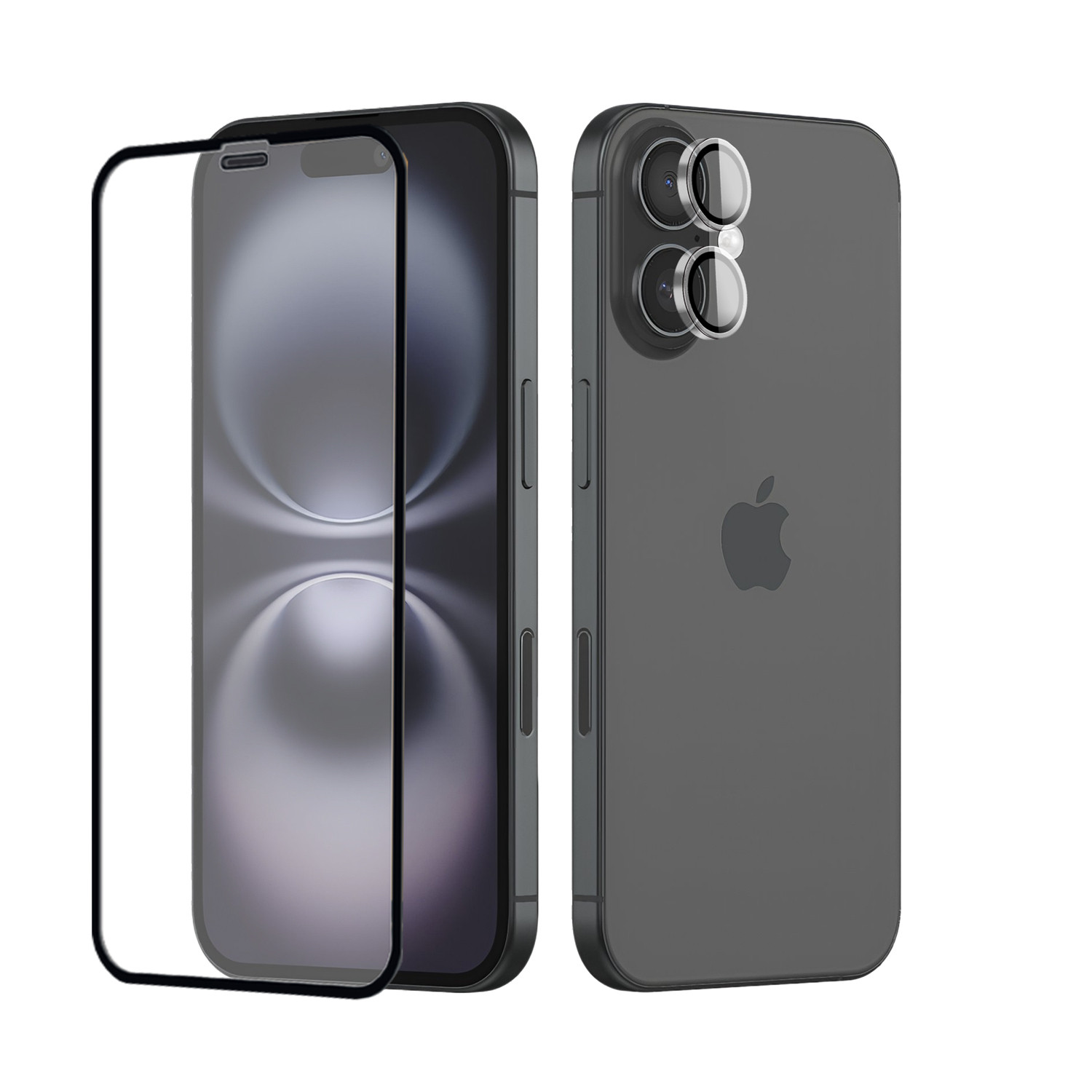 Kit Full Protection para iPhone 16 - Película de Vidro + Protetor de Lente 9H - Gshield