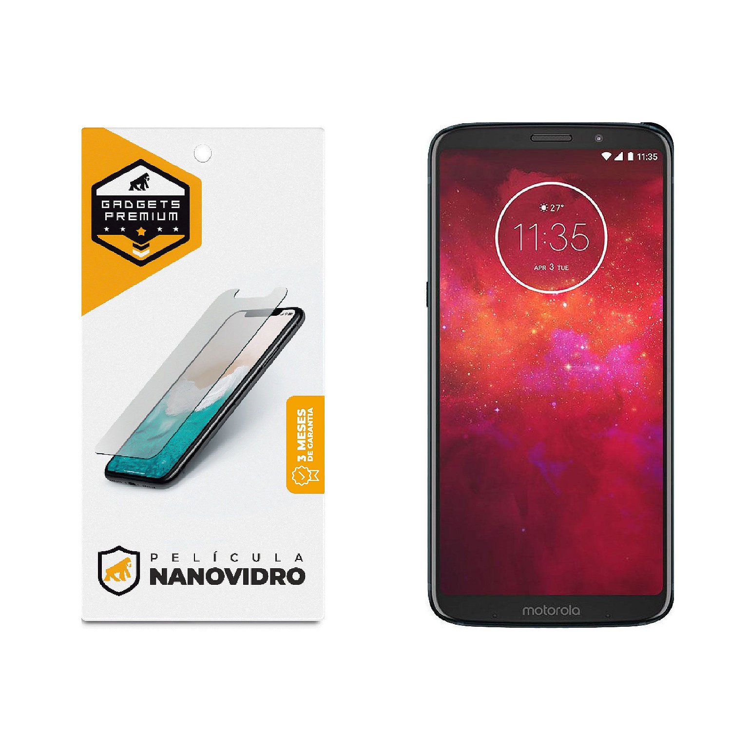 Película para Motorola Moto Z3 Play - Nano Vidro - Gshield