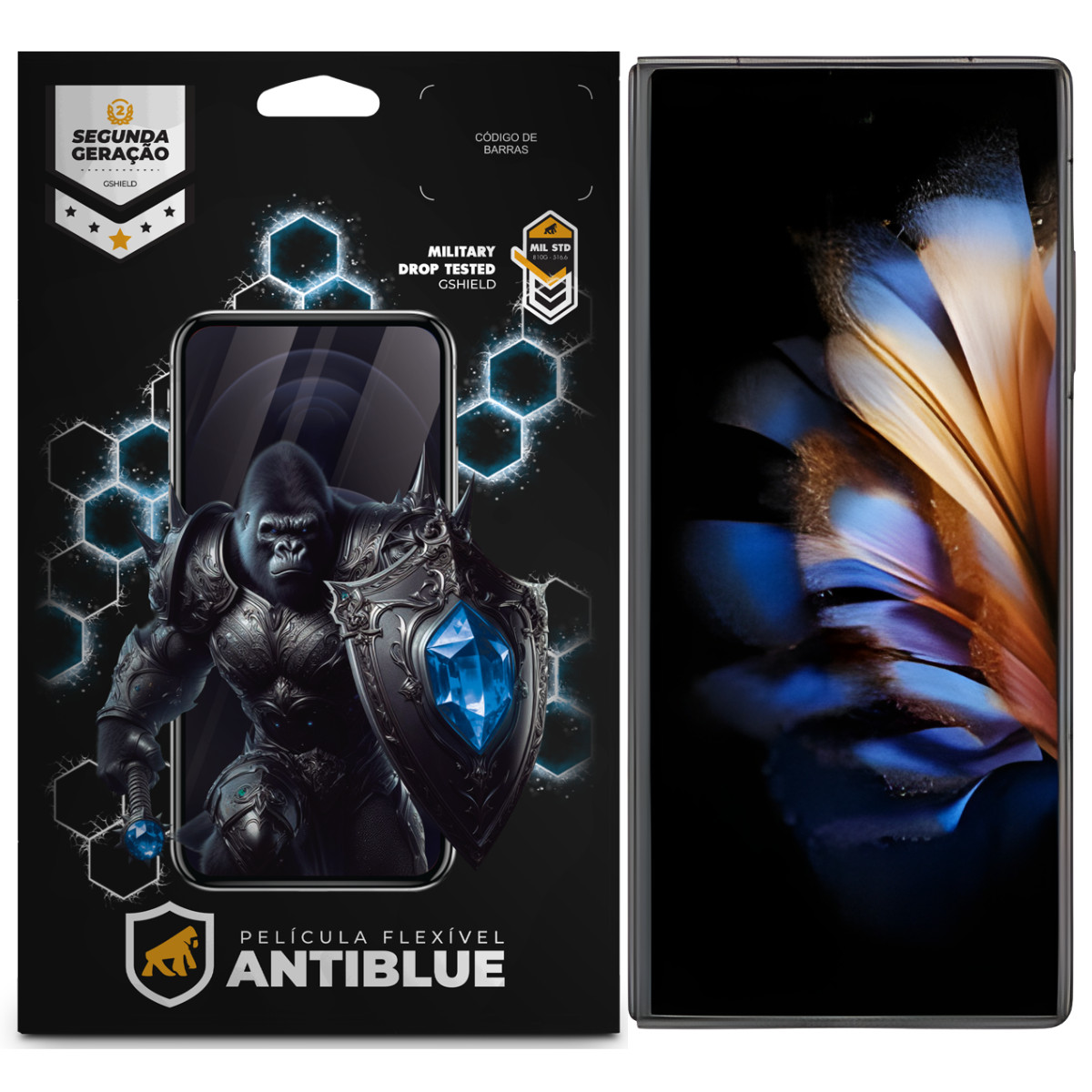 Película para Nubia Fold - AntiBlue - Gshield