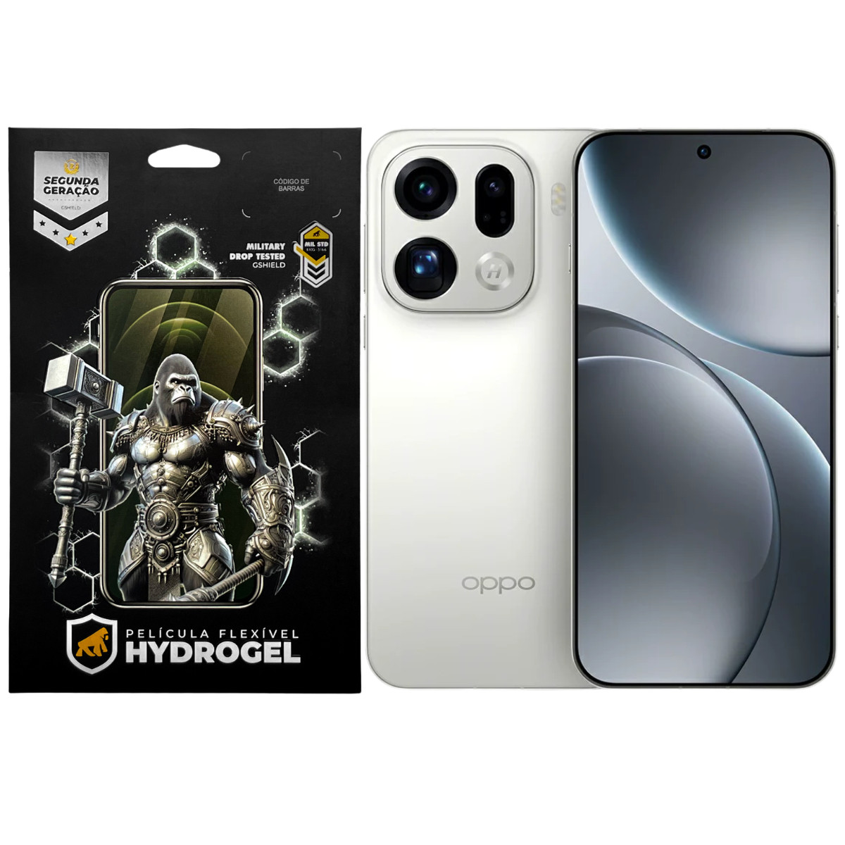 Kit Película Frontal + Traseira para Oppo Find X9 Pro - Proteção Completa - Gshield