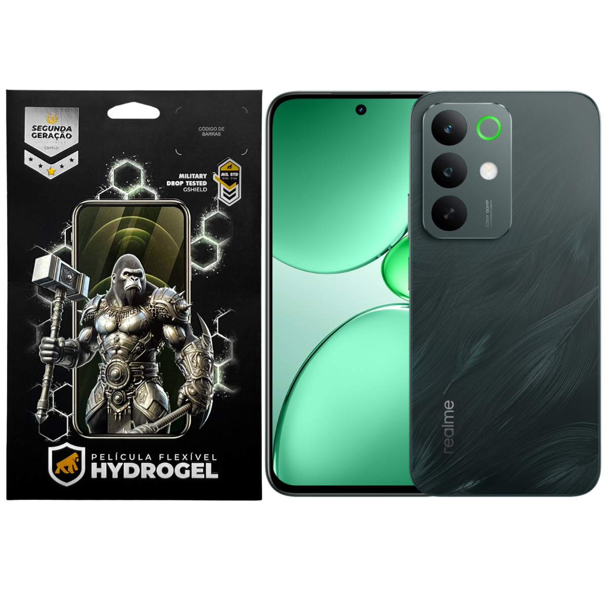 Kit Película Frontal + Traseira para Realme C85 5G - Proteção Completa - Gshield
