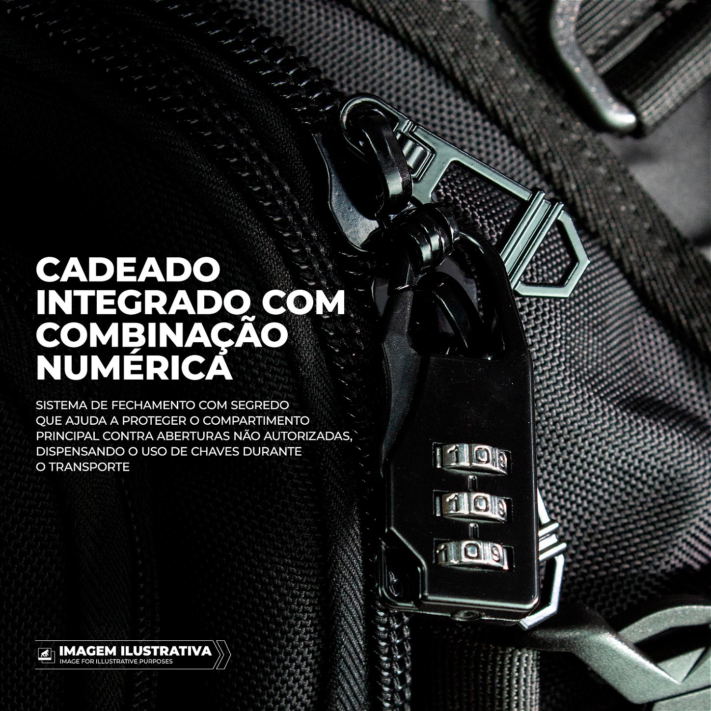 Mochila Bolsa Impermeável 30L com Compartimento para Calçado e Bolso Acolchoado de Notebook até 15.6", Cadeado Integrado - Victus - Gshield - foto 11