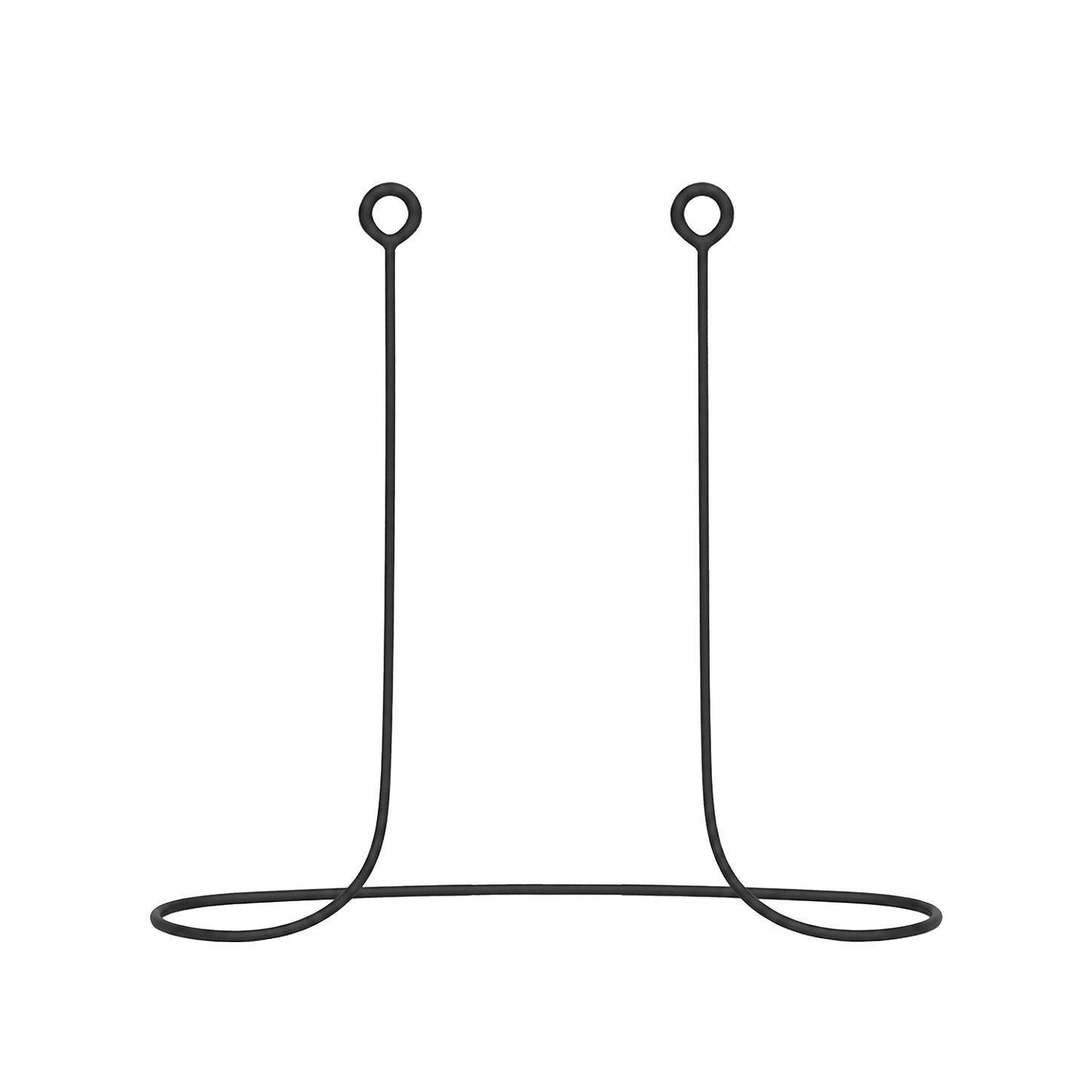 Cordão Anti-Perda Universal para Fones Sem Fio e Tampões de Ouvido em Silicone Flexível - Preto - Gshield