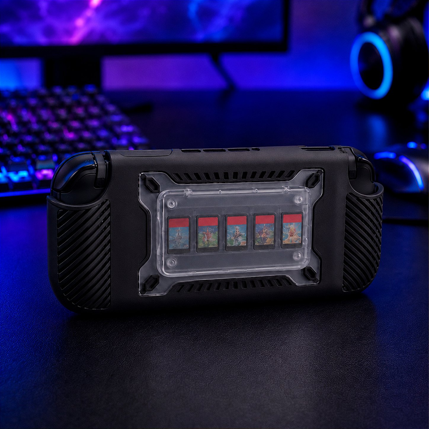 Capa Anti-impacto Nintendo Switch 2 com Grip Antiderrapante, Case Magnética Removível para SSD - Armex - Gshield - foto 7