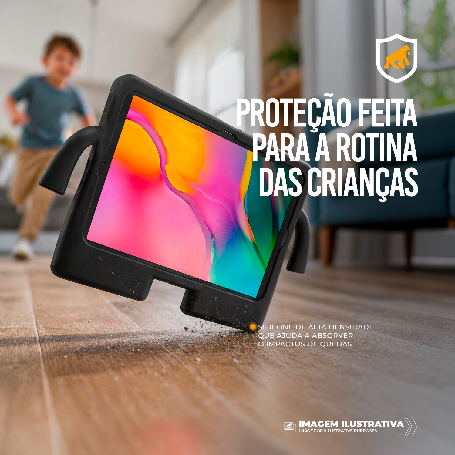 Capa Universal para Tablet 9.7 Polegadas - Silicon Impact - Gshield