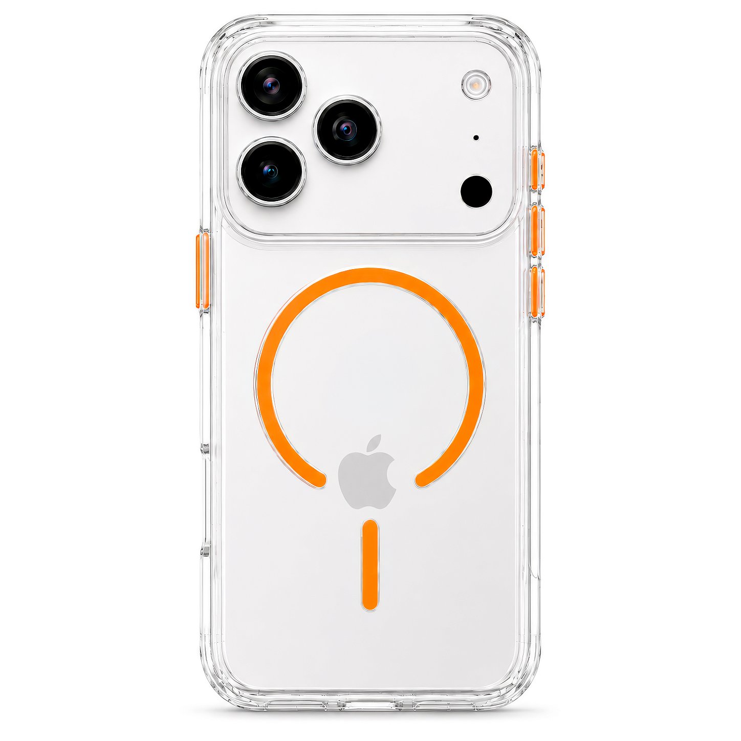 Capa Crystal Venesis Magsafe para iPhone 17 Pro Max / 18 Pro Max - Laranja - SPACE