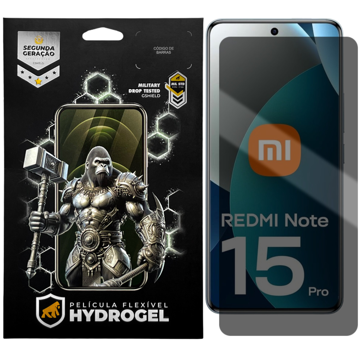 Película para Xiaomi Redmi Note 15 Pro 4G - Privacidade Hydrogel - Gshield