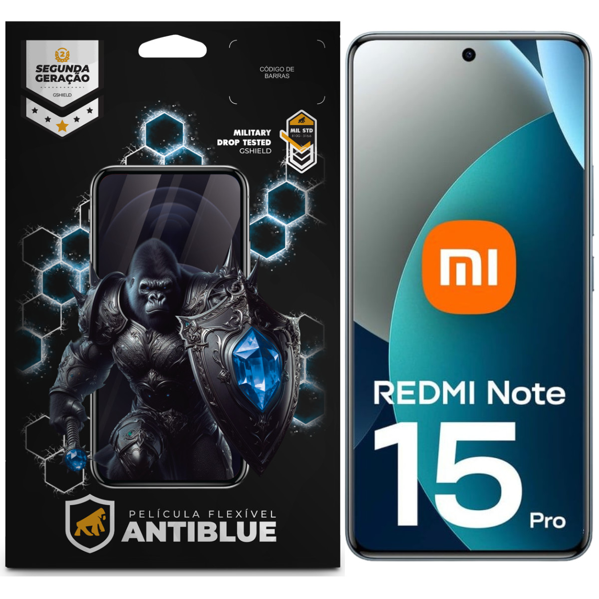 Película para Xiaomi Redmi Note 15 Pro 4G - AntiBlue - Gshield