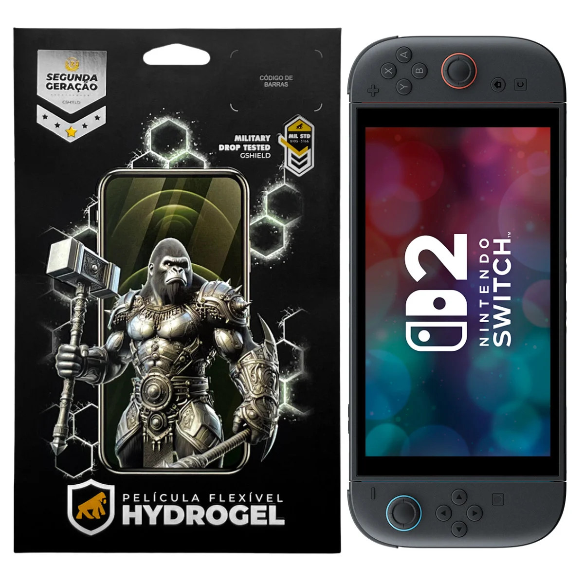 Compre 2 Leve 3 - Película para Nintendo Switch 2 - Hydrogel Gamer Fosca - Gshield