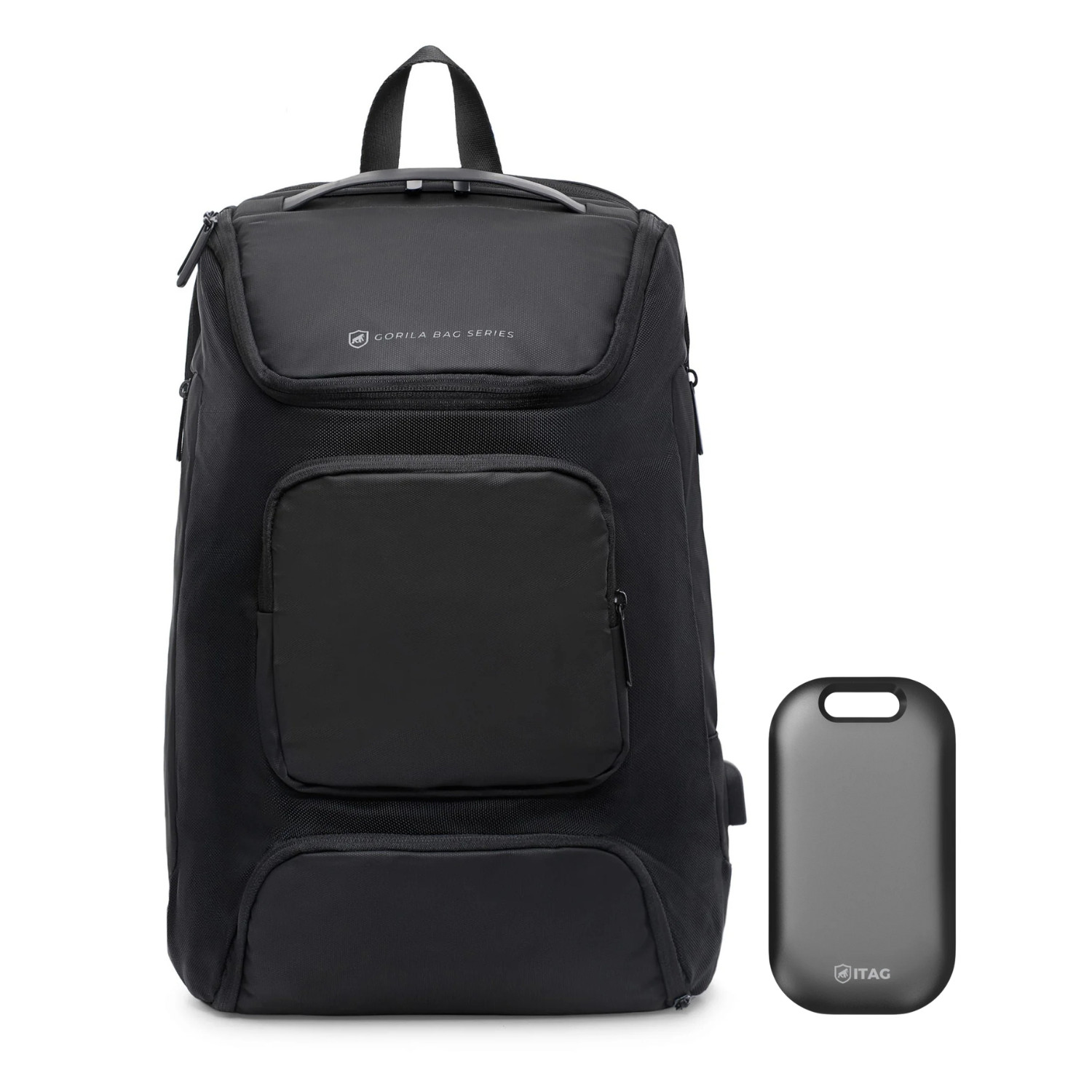 Kit Rastreador Chaveiro iTag + Mochila Dual Shock - Gshield
