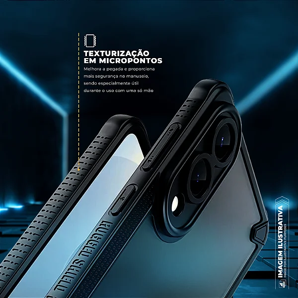 Kit Capa Rugged Shield para Samsung Galaxy S25 FE + Earbuds Bluetooth - Gshield - foto 5