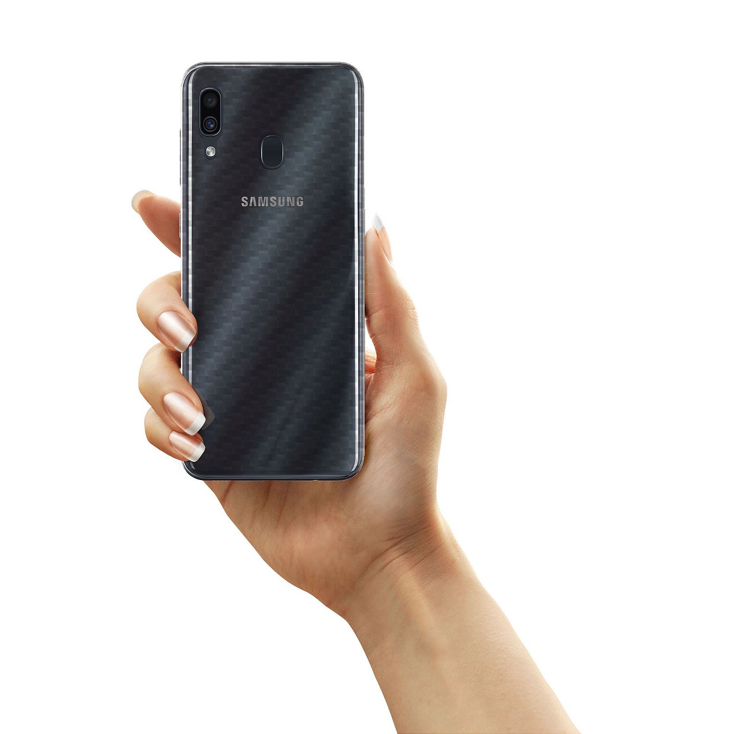 Película para Samsung Galaxy A30 - Traseira de Fibra de Carbono - Gshield - foto 3