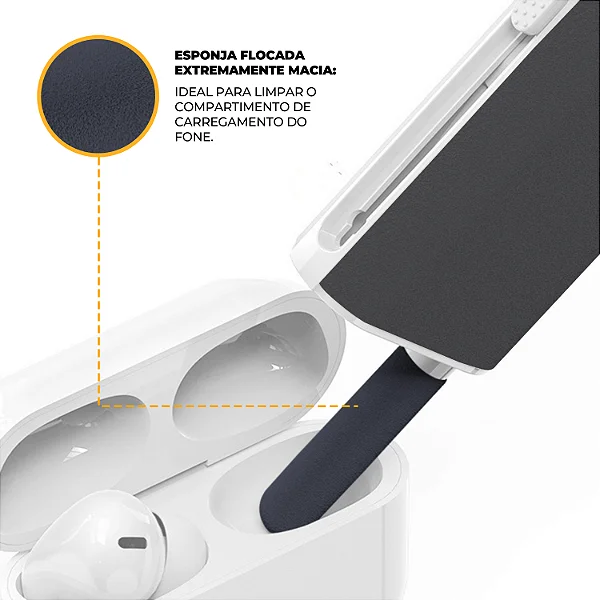 Kit Escritório e Home Office - Apoio para Pés Ergonômico + Suporte Notebook + Conjunto de Limpeza - Gshield - foto 9