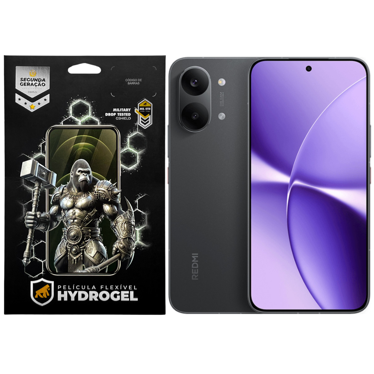 Kit Película Frontal + Traseira para Xiaomi Redmi Turbo 5 Max - Proteção Completa - Gshield