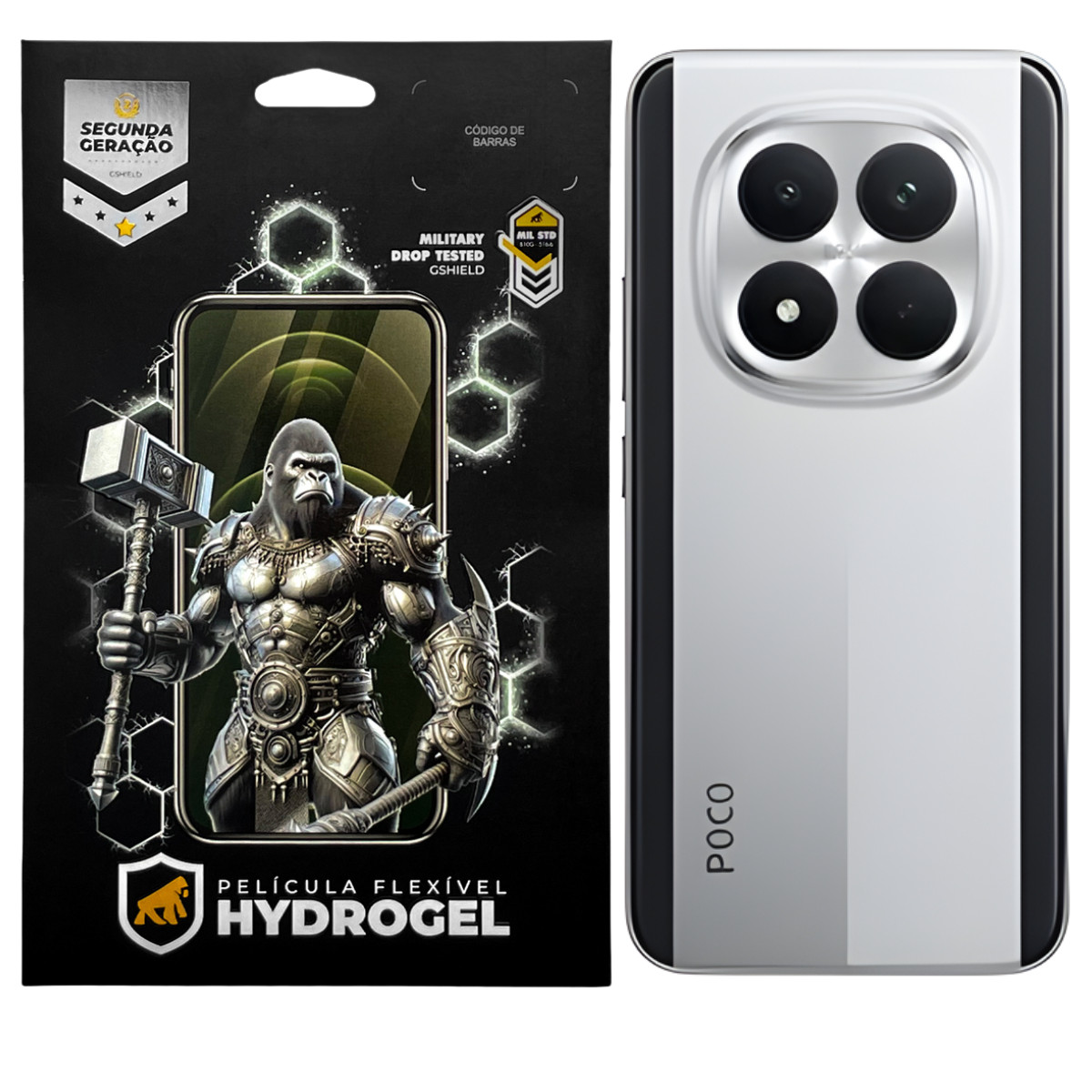 Película para Xiaomi Poco M8 - Traseira Hydrogel HD - Gshield