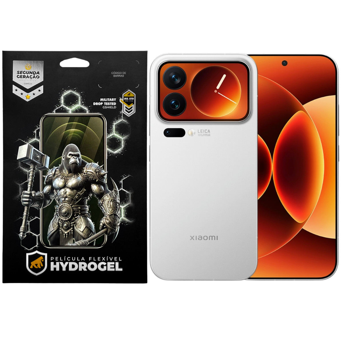 Kit Película Frontal + Traseira para Xiaomi 17 Pro Max - Proteção Completa - Gshield