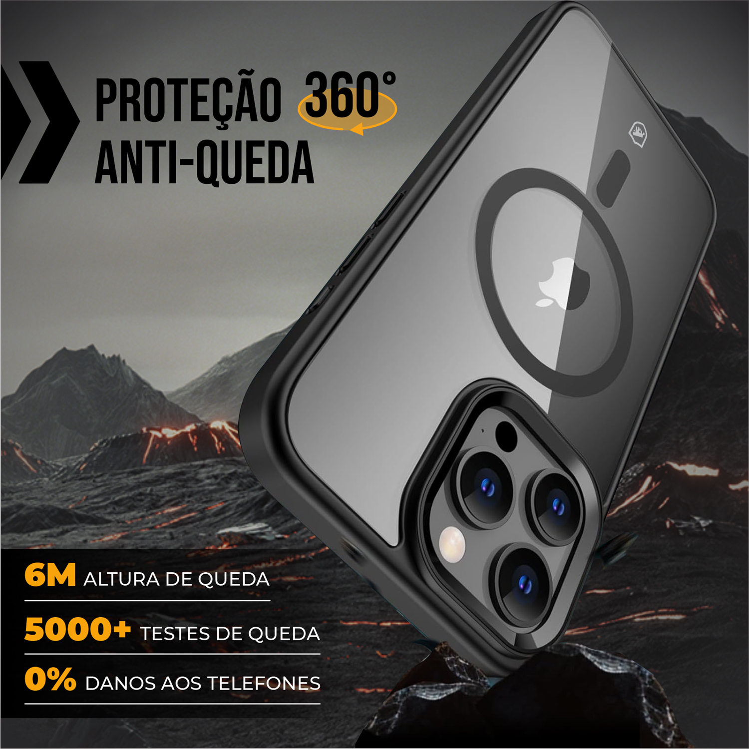 Capa MagSafe para iPhone 17E - Preta - Gshield