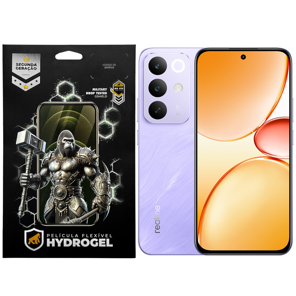 Kit Película Frontal + Traseira para Realme C85 Pro - Proteção Completa - Gshield