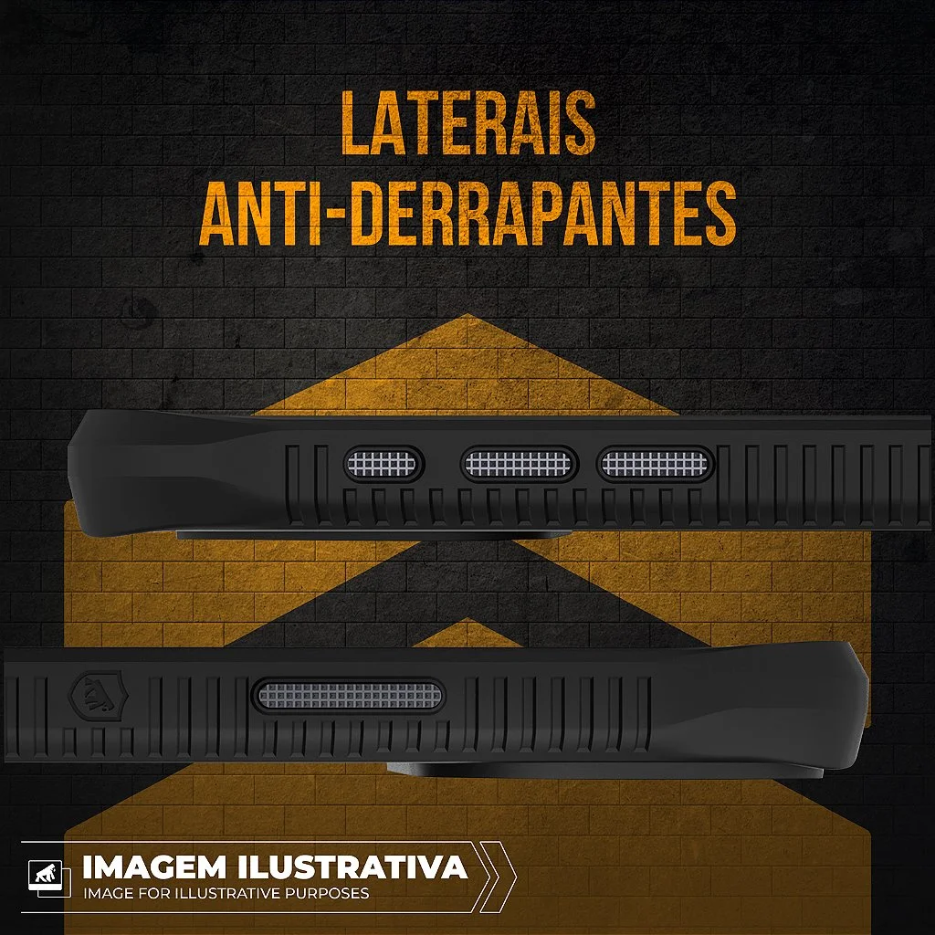 Kit Capa Raptor e Pelicula Dual Glass Preta para Samsung Galaxy S26 - Gshield