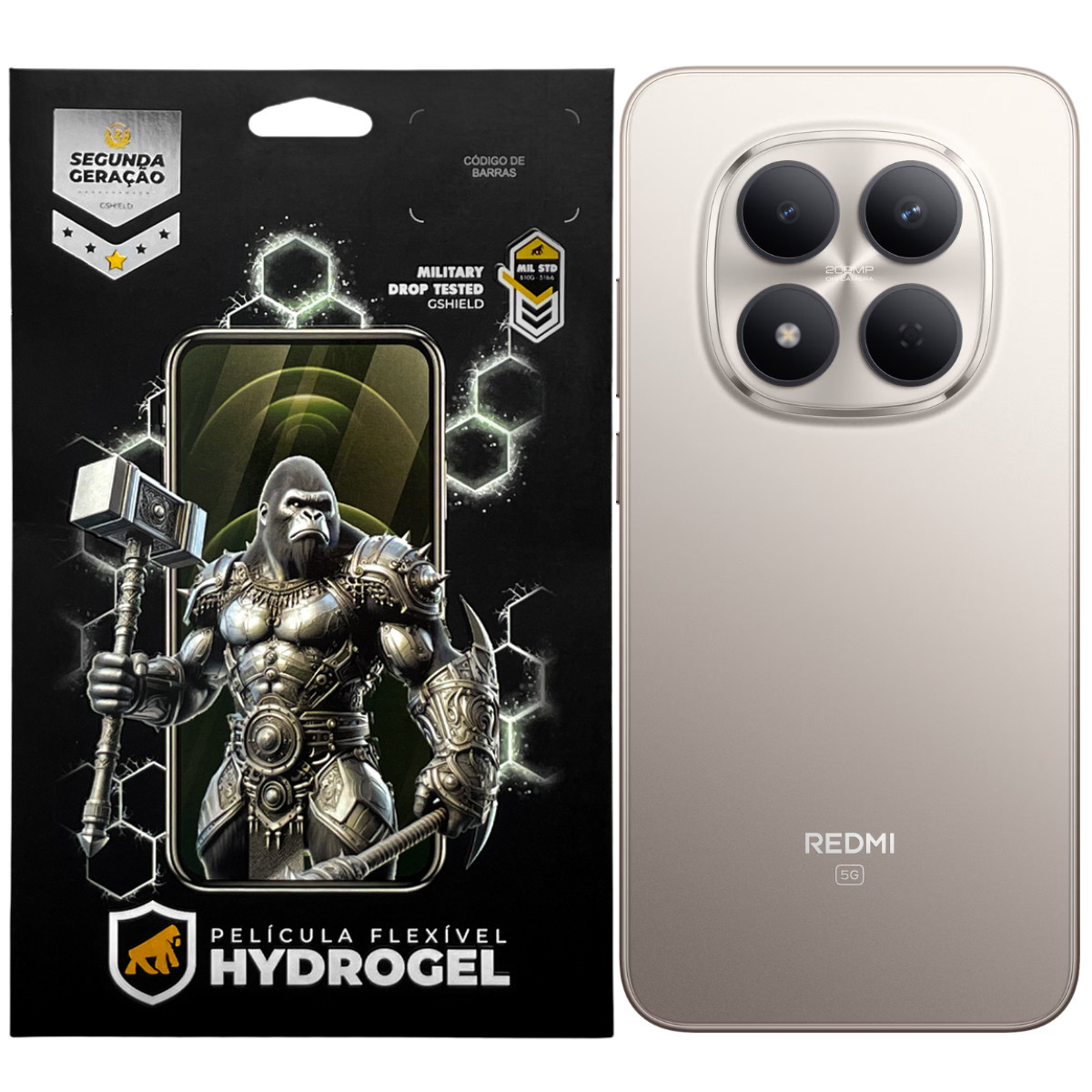 Película para Xiaomi Redmi Note 15 Pro 5G - Traseira Hydrogel HD - Gshield