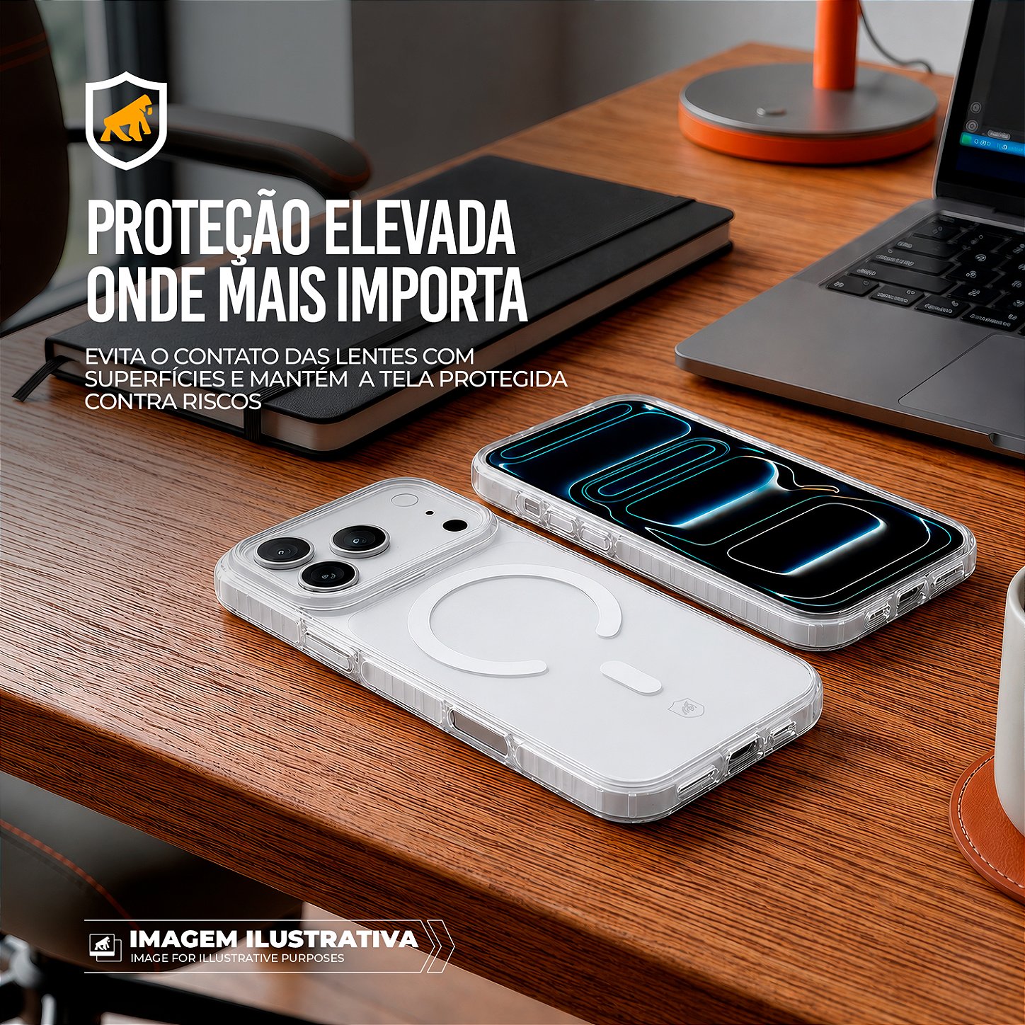 Capa para iPhone 17 Pro Max - Akroma Magsafe - Branca - Gshield - foto 4