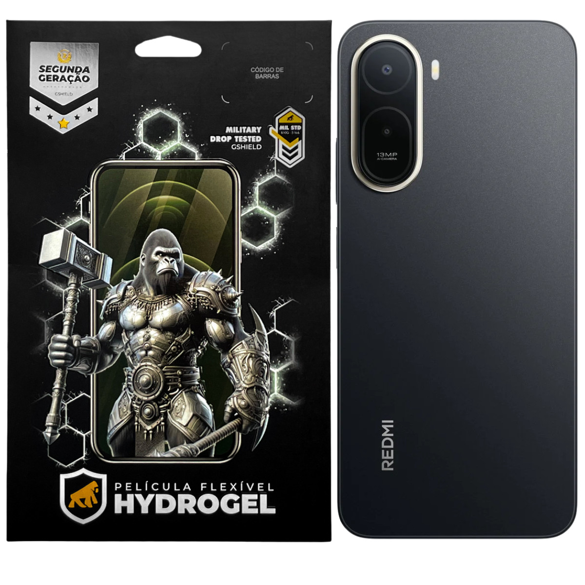 Película para Xiaomi Redmi A7 Pro - Traseira Hydrogel HD - Gshield