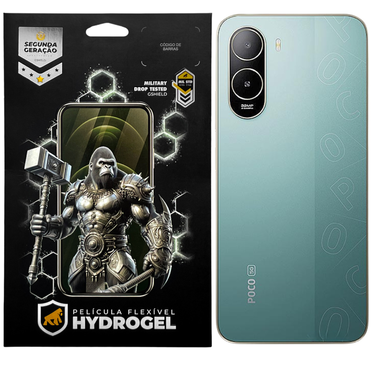 Película para Poco C85x - Traseira Hydrogel HD - Gshield